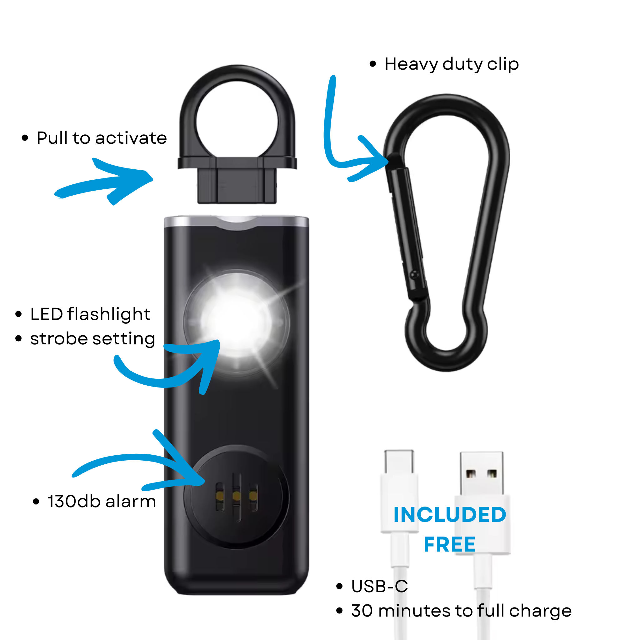 Pro 2 Series Portable Safety Alarm